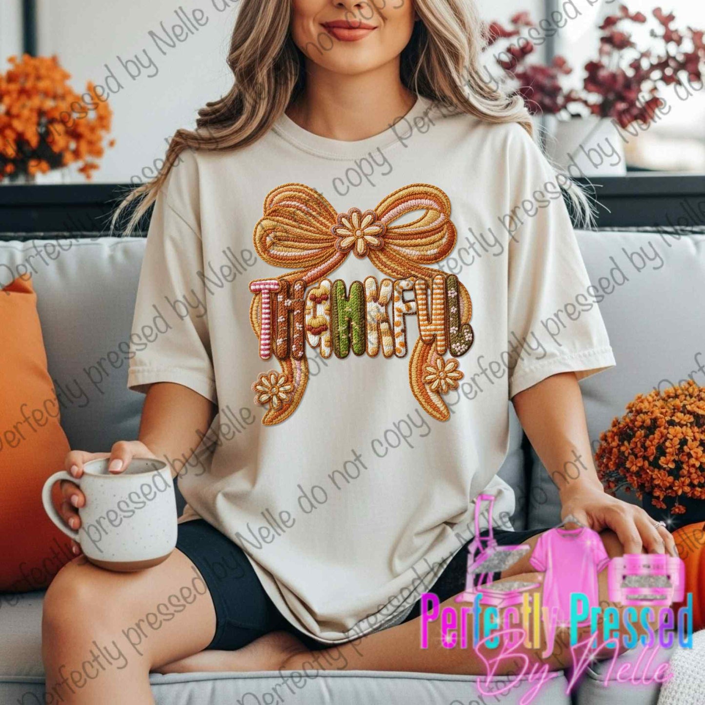 Thankful (Faux embroidery)