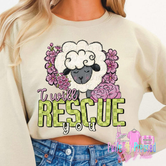 I will rescue you (sheep)