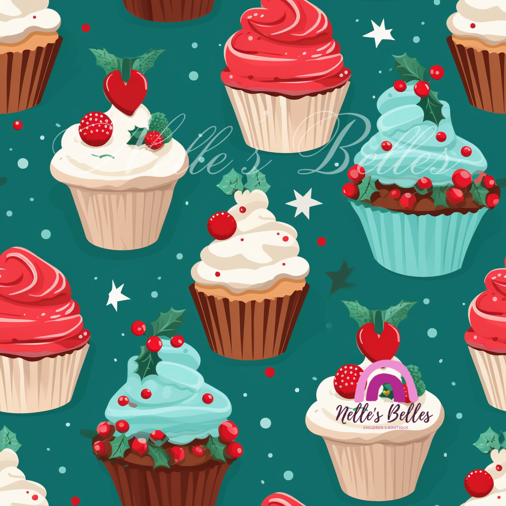 Christmas cupcakes 1