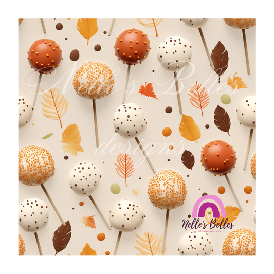 Fall cake pops