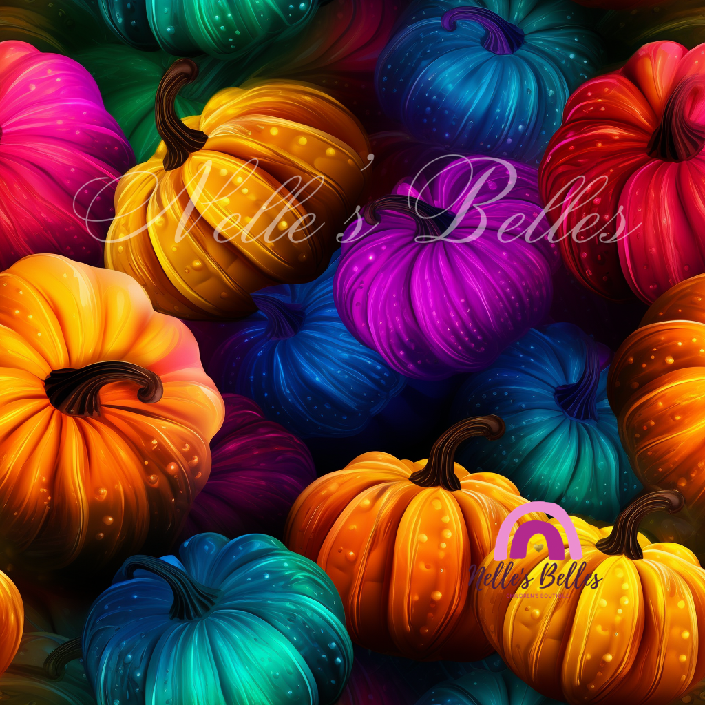 Colorful pumpkins 2