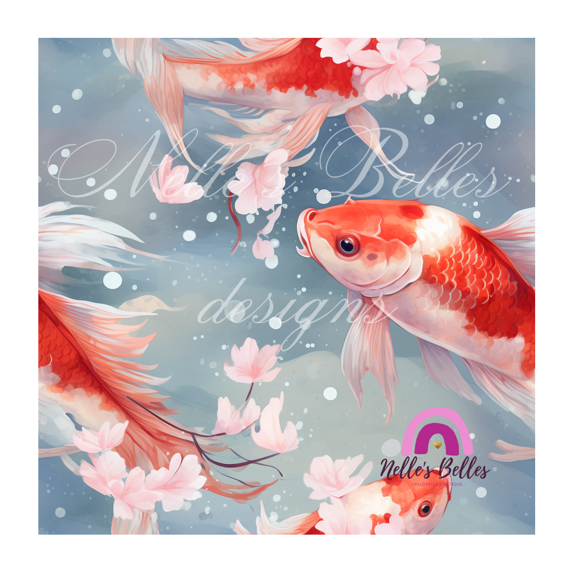 Koi fish seamless