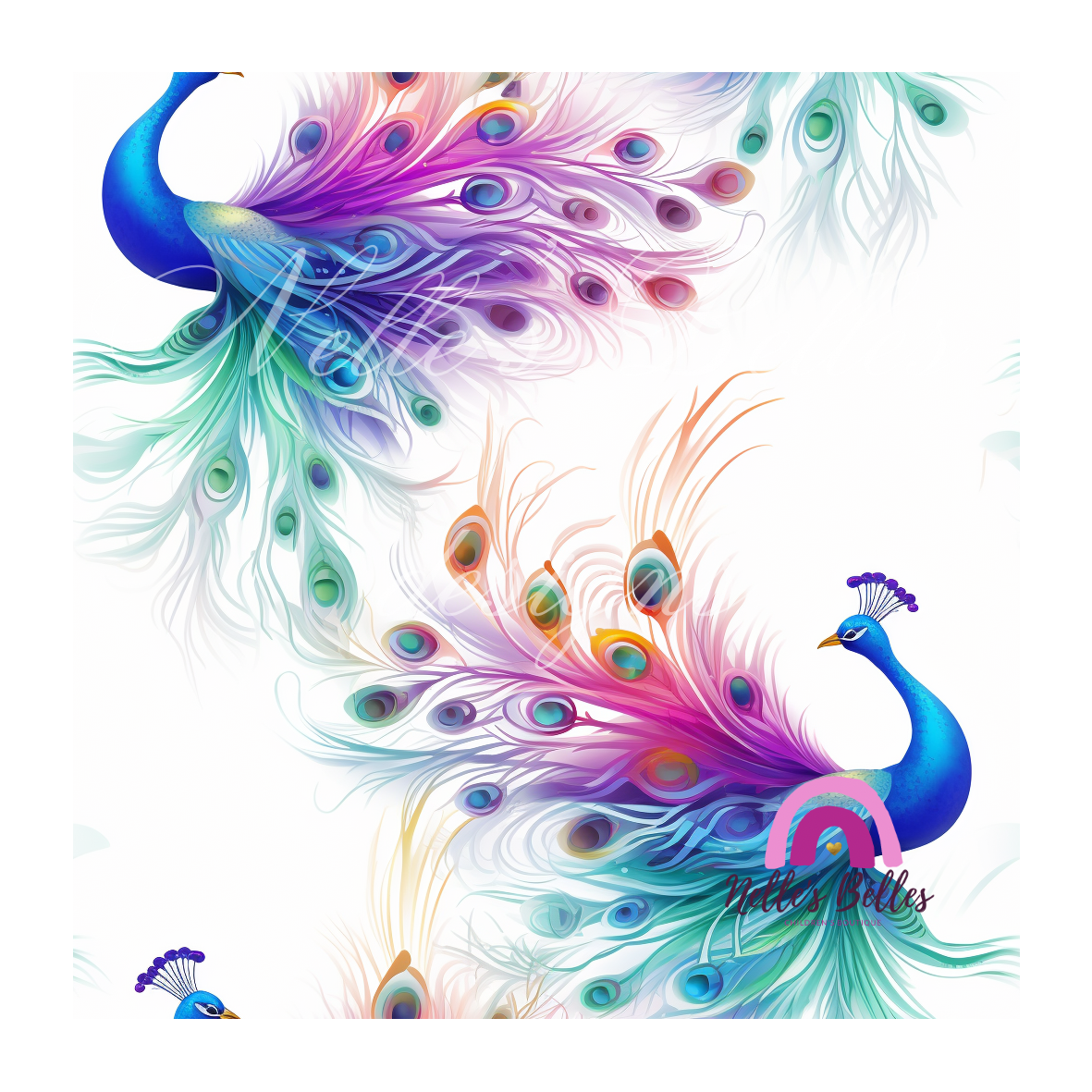 Peacock design 2