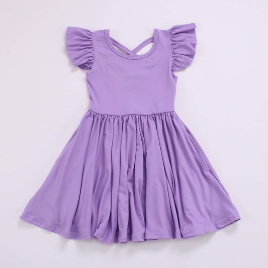 Lavender twirl dress