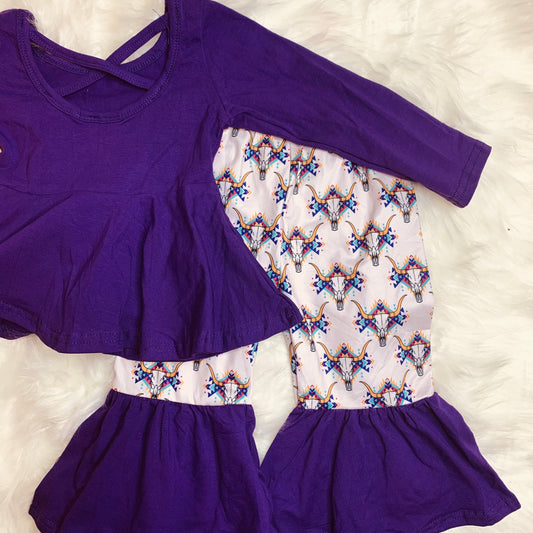 Arizona sky peplum set