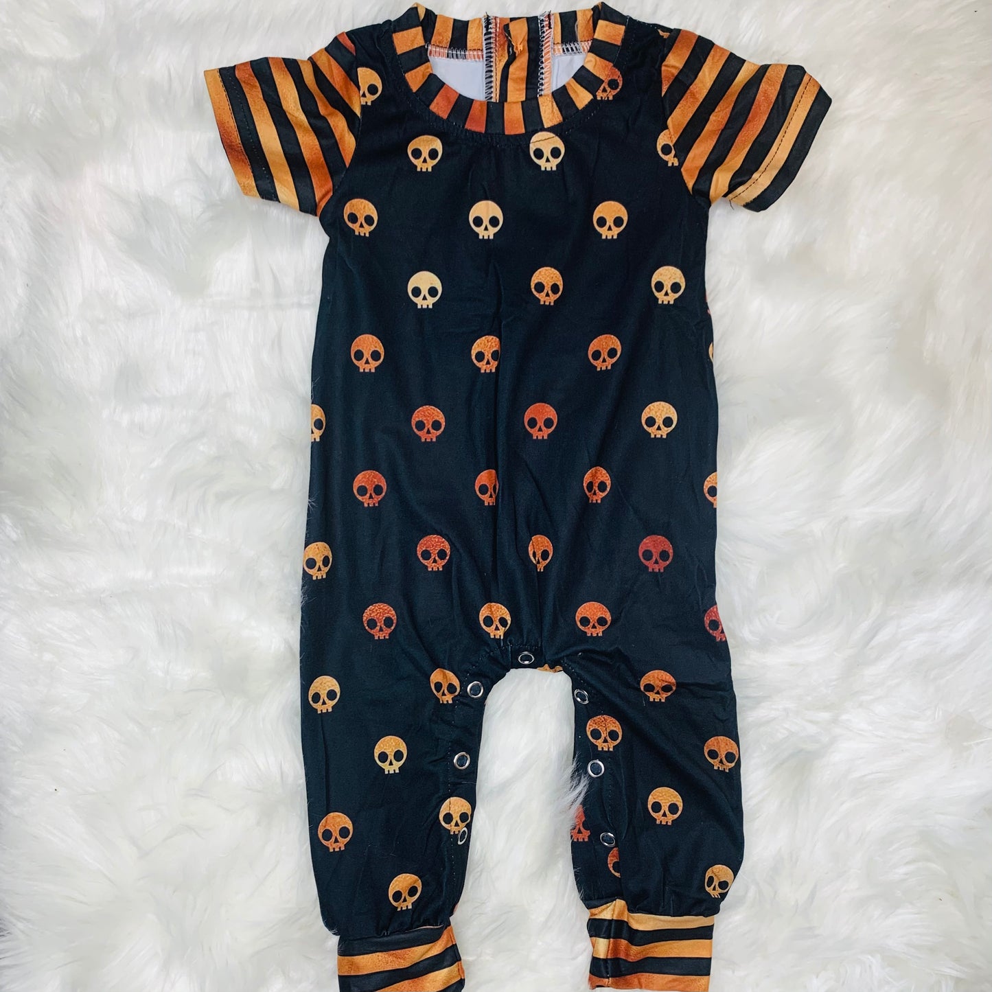 Halloween skulls Romper