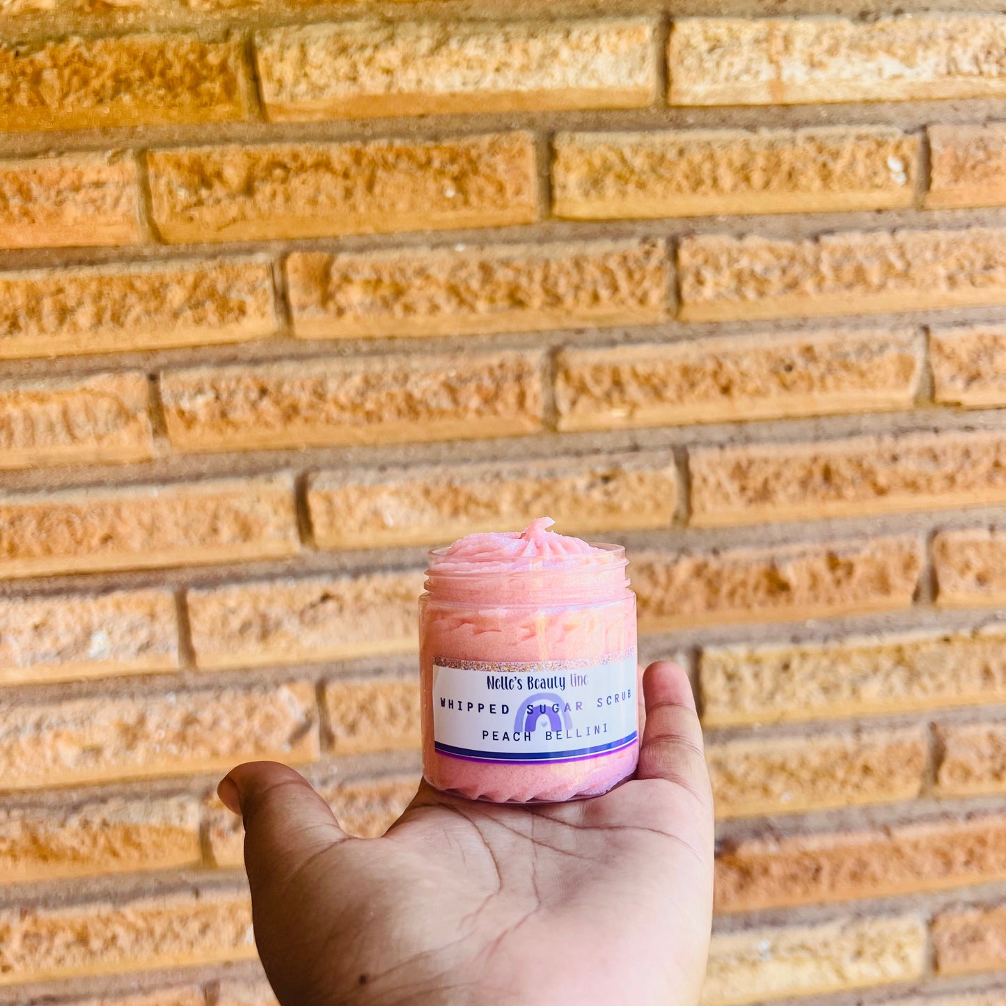 Peach Bellini sugar scrub