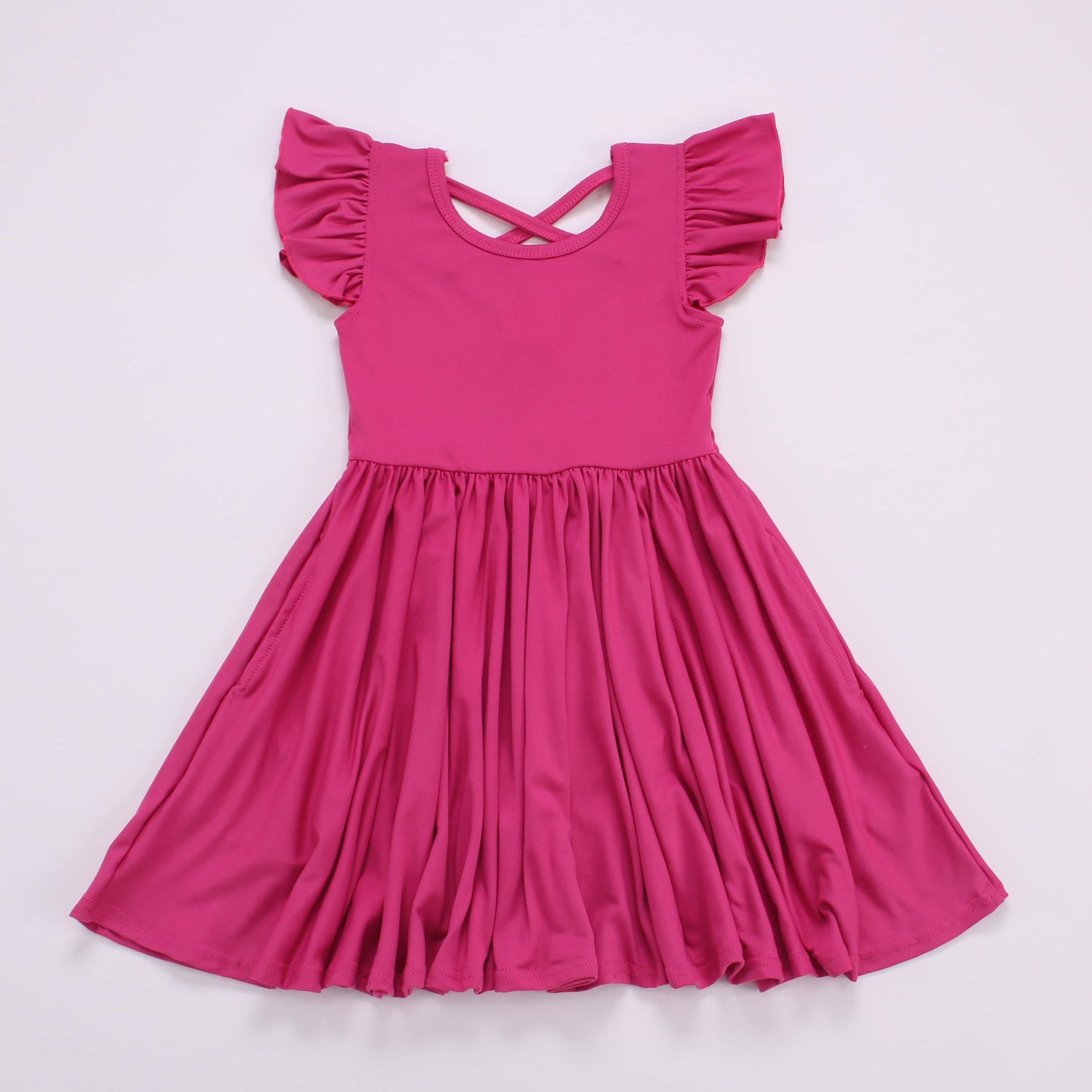 Pink twirl dress