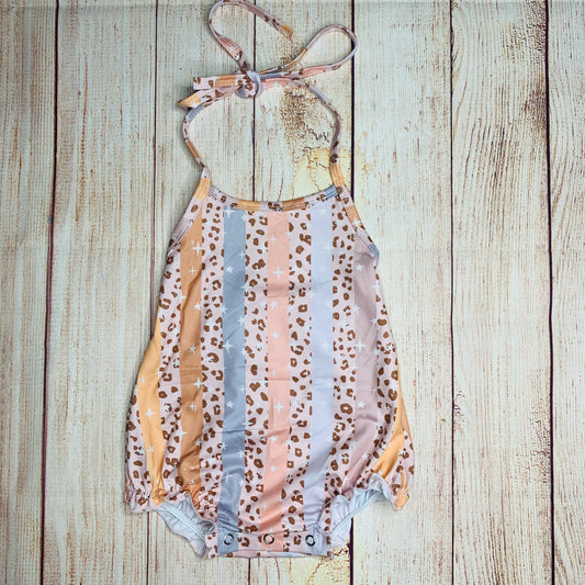 Cheetah Ombre Halter Romper