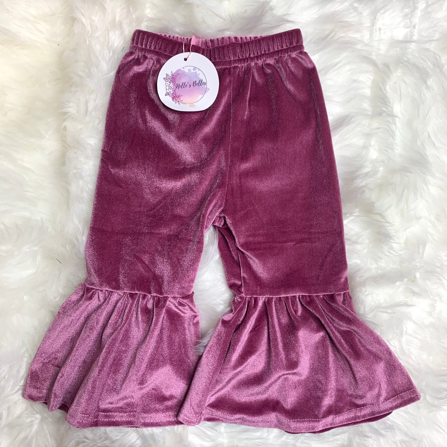 Mauve velvet bells