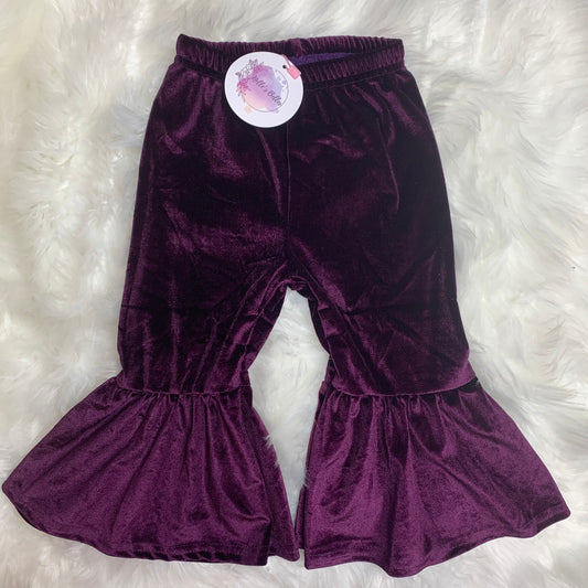 Deep purple velvet bells