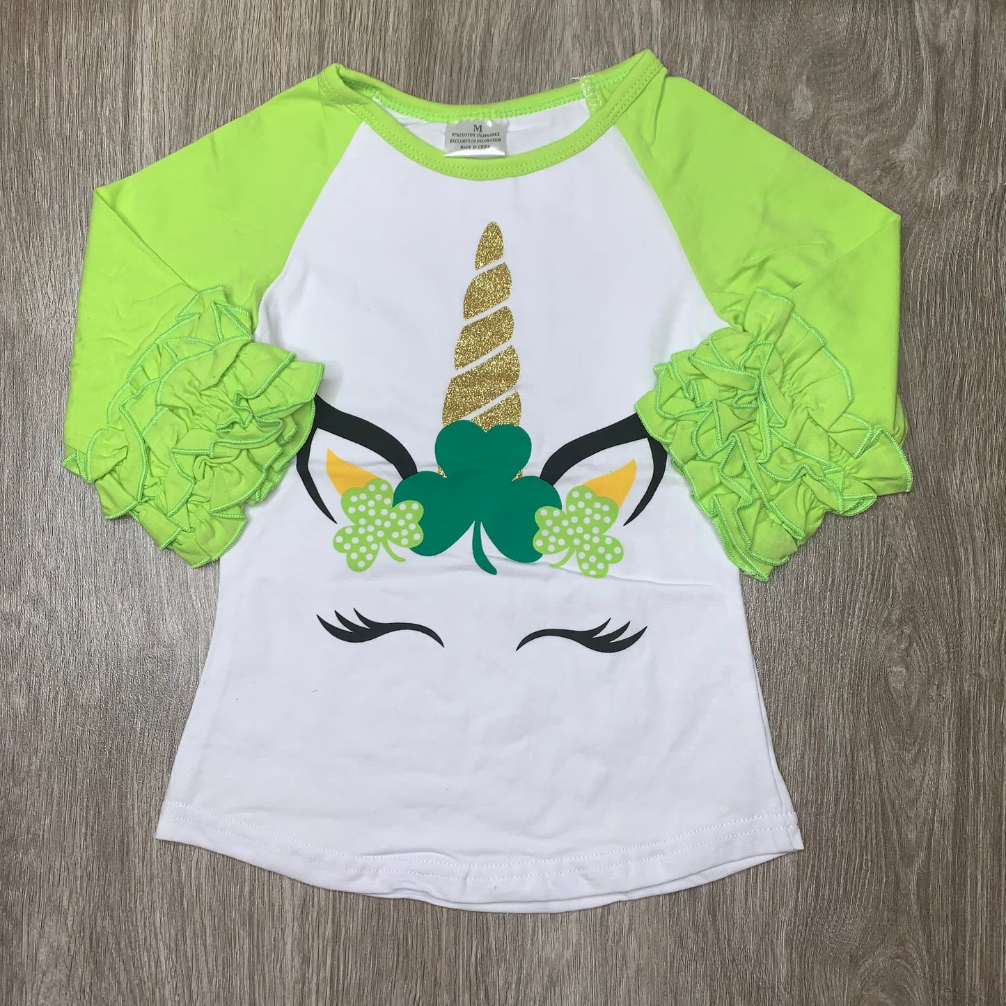 Ruffle raglan