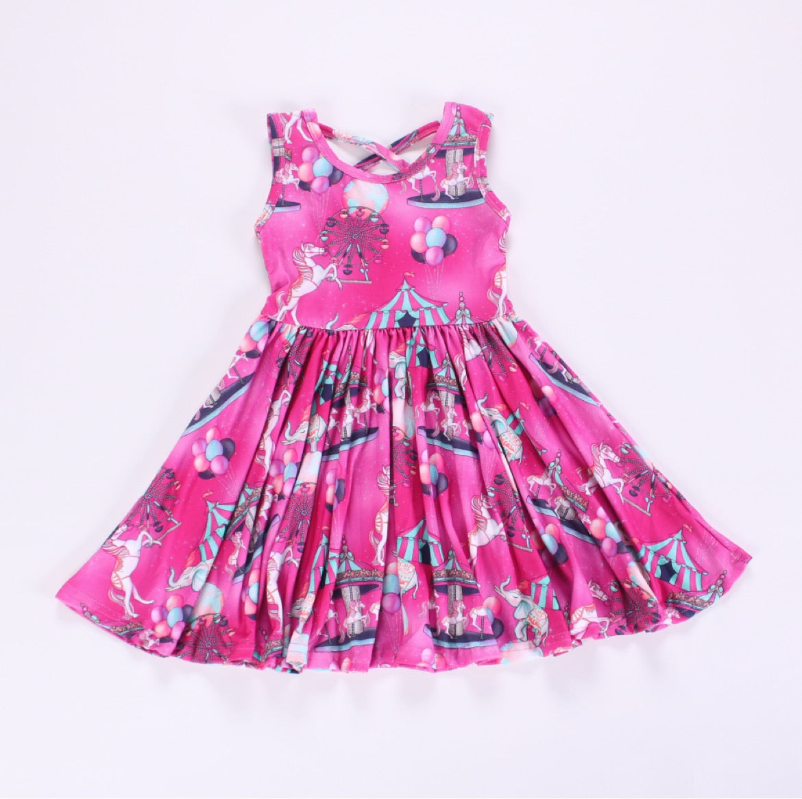 Circus tank twirl dress